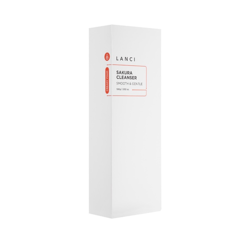 Mô tả Sữa rửa mặt dưỡng da Lanci Sakura Cleanser hỗ trợ cấp ẩm làm trắng da mặt 100g K Naturals - 1