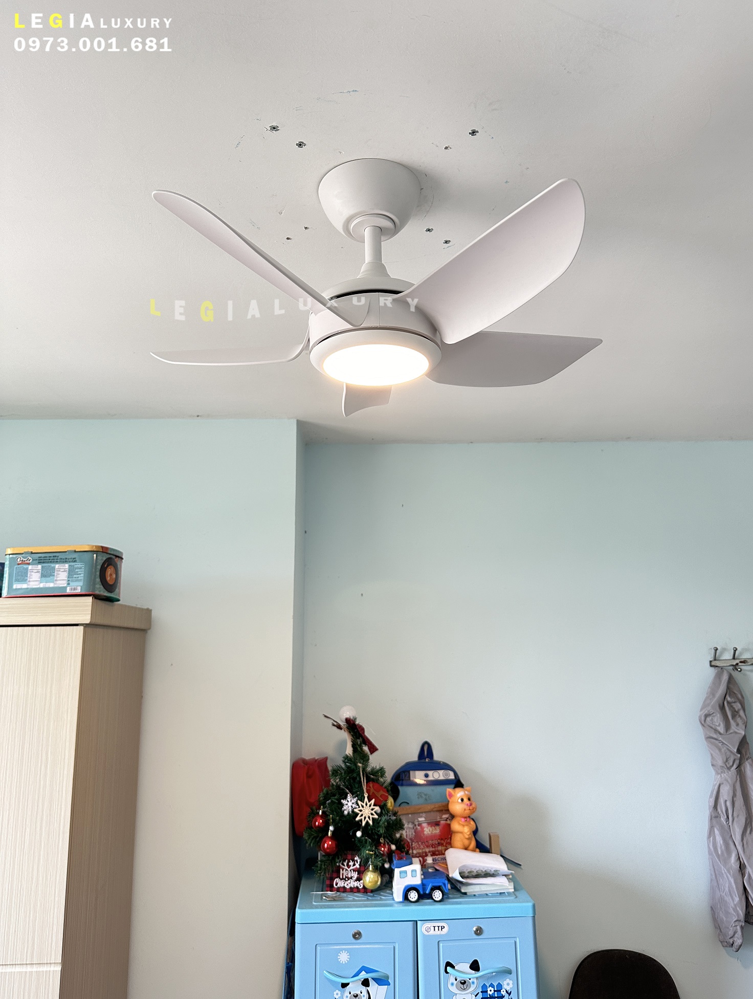 Mô tả Quạt Trần Mini Cao Cấp | Quạt Trần Chung Cư | Chạy Êm Không Tiếng Động , Tiêu Chuẩn CE xuất Châu Âu - 6