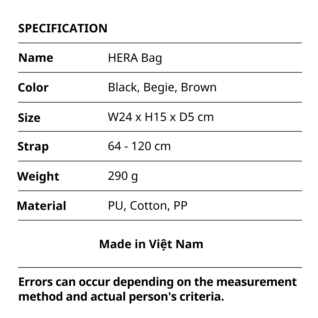 Mô tả Túi xách Vuông Shop®️ Hera - 3
