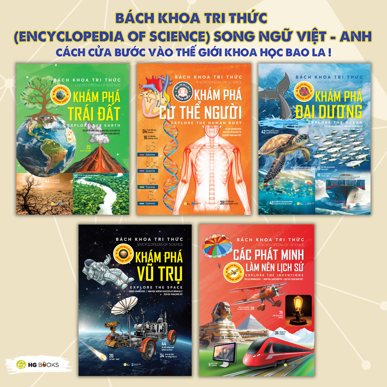 Mô tả Sách Bách Khoa Tri Thức cho trẻ em bản song ngữ, Sách thiếu nhi khám phá thế giới và học Tiếng Anh - 1