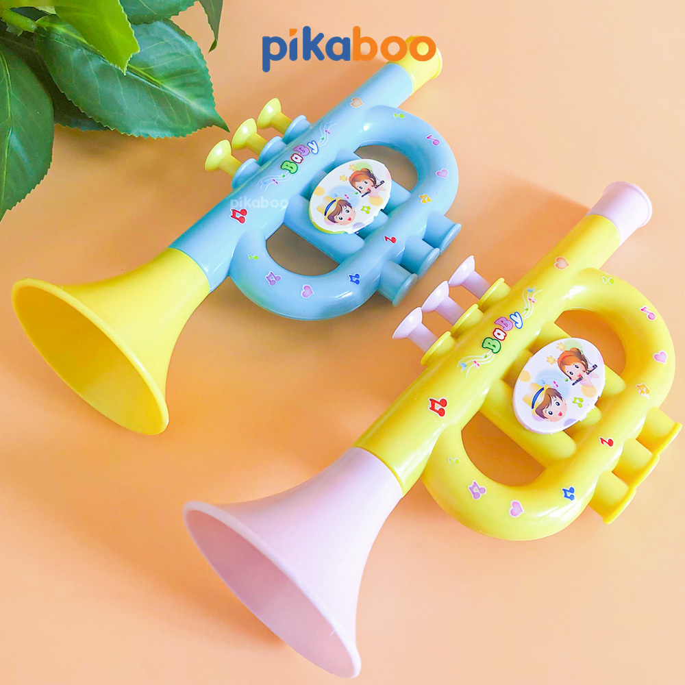 Mô tả Kèn thổi cho bé Pikaboo, kèn đồ chơi có âm thanh vang, chất liệu nhựa dày dặn nhẵn mịn an toàn - 2