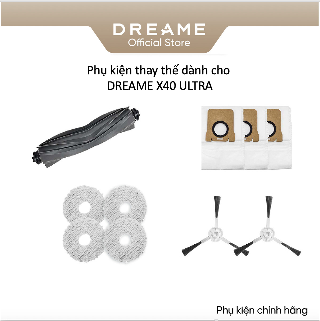 Mô tả Phụ kiện thay thế dành cho Dreame X40 Ultra bản quốc tế - Phụ kiện chính hãng - 1