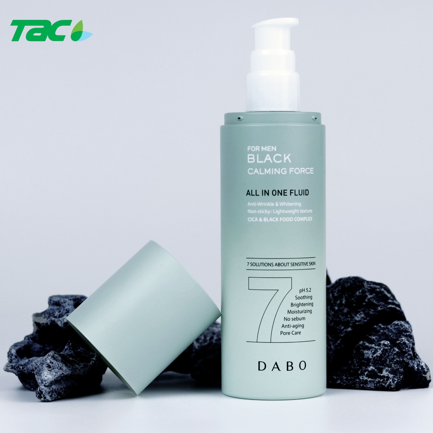 Mô tả Tinh chất dưỡng da cho nam cao cấp DABO FOR MEN BLACK CALMING FORCE ALL IN ONE FLUID 120ML - 1