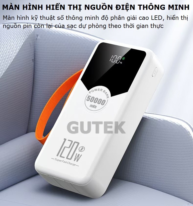 Sạc dự phòng Gutek GT230 dây đeo