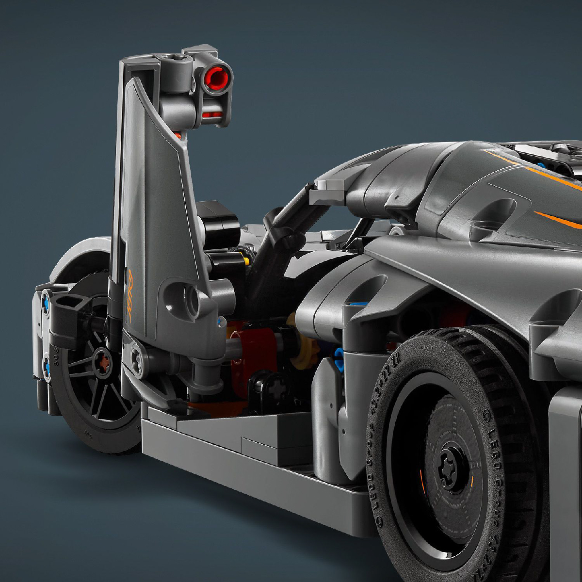 Mô tả LEGO TECHNIC 42173 Đồ Chơi Lắp Ráp Xe Thể Thao Koenigsegg Jesko Absolut Màu Xám (801 Chi Tiết) - 4