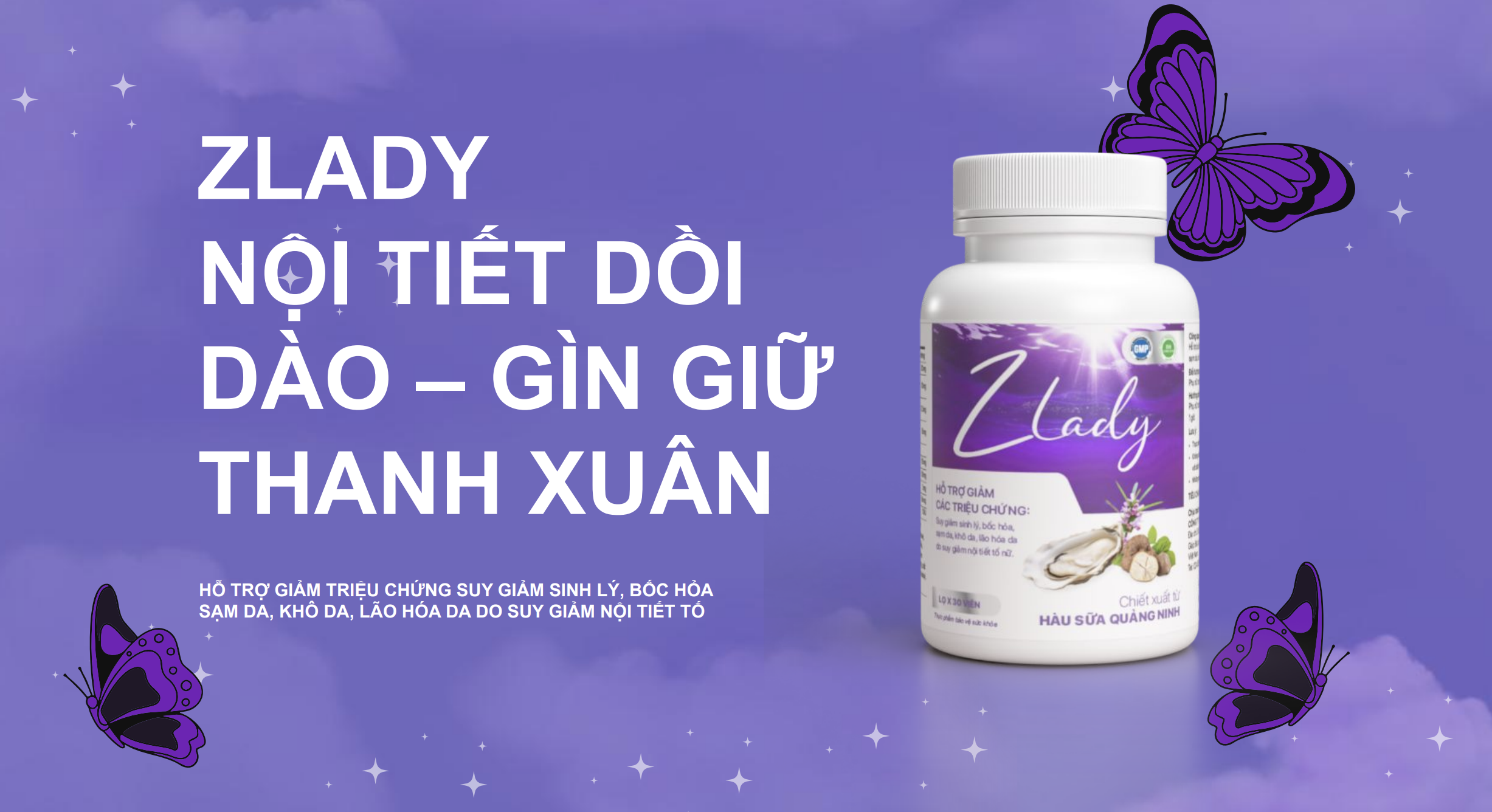 Mô tả Viên uống Zlove cân bằng nội tiết tố nữ, se khít vùng kín, giảm khô hạn ( hộp 50 viên ) - 9