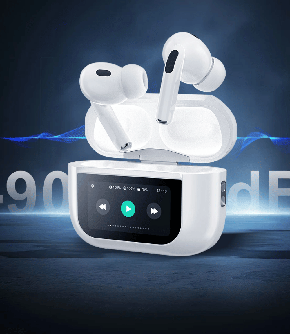 Mô tả Tai Nghe Bluetooth WIWU T22 Pro Màn Hình Cảm Ứng/ Chống Ồn Chủ Động ANC/ 13 Chức Năng - 6