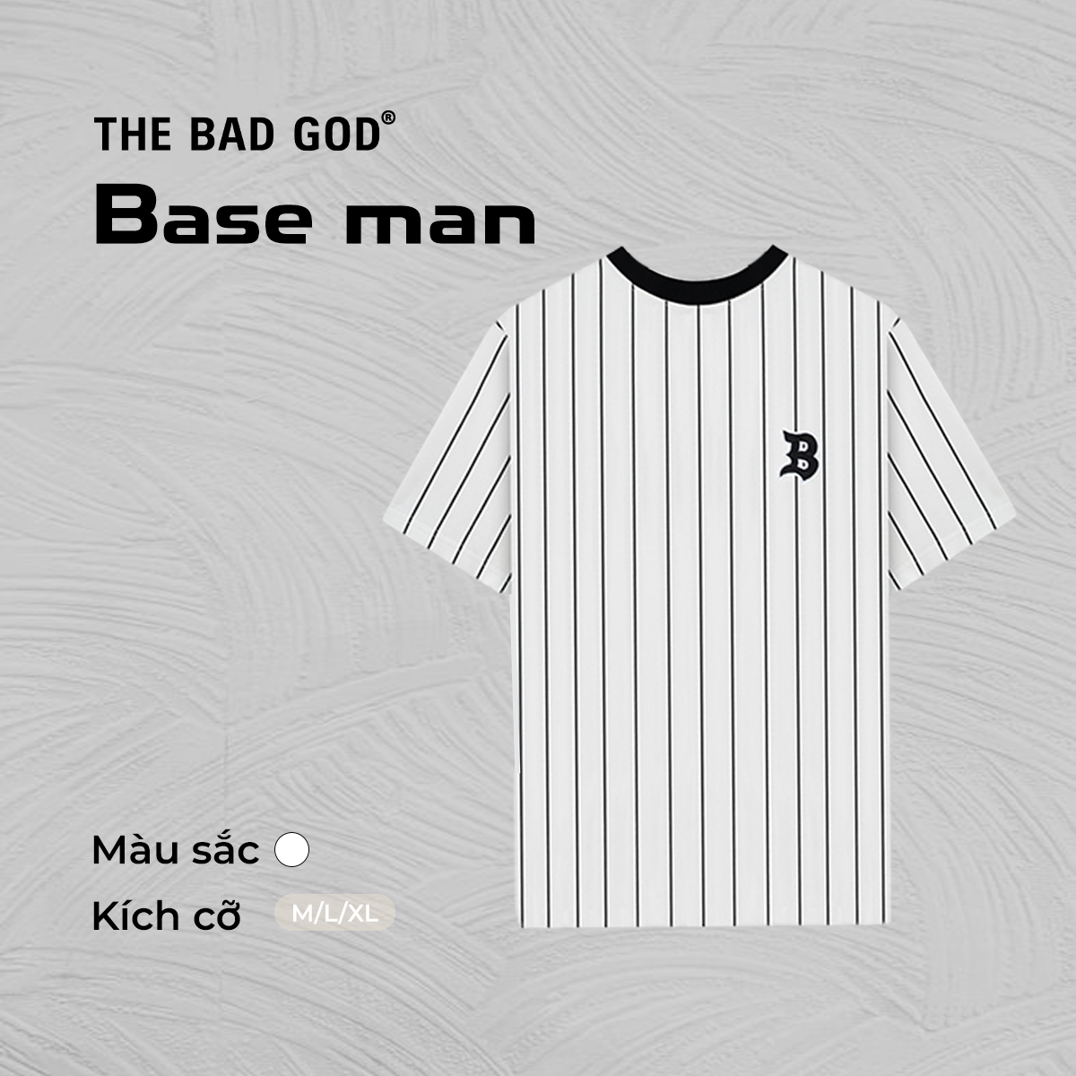 Mô tả Áo thun The Bad God Baseman - 1