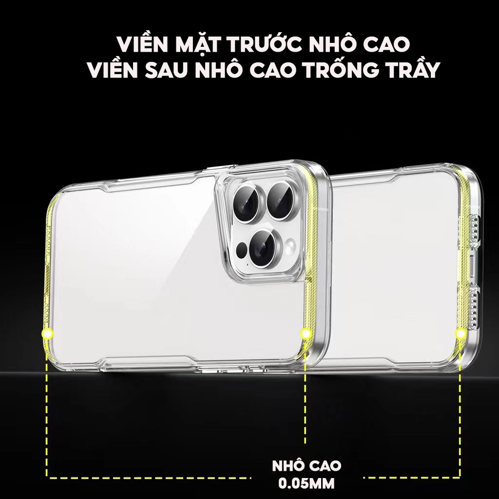 Mô tả Ốp Lưng Trong Suốt Không Ố Hỗ Trợ Sạc Không Dây LIKGUS CANDY MAG IP 12-13-14-15-16-Promax-Pro-Plus - 3