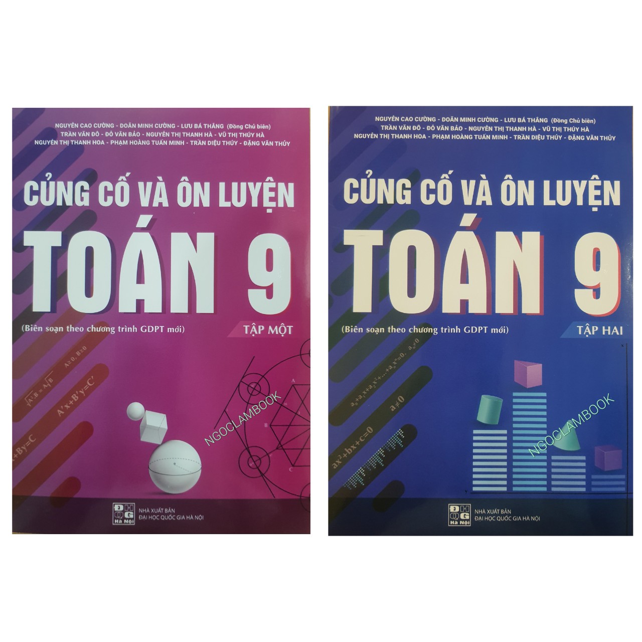 Mô tả Sách - Combo Củng cố và ôn luyện Toán 9 - 1