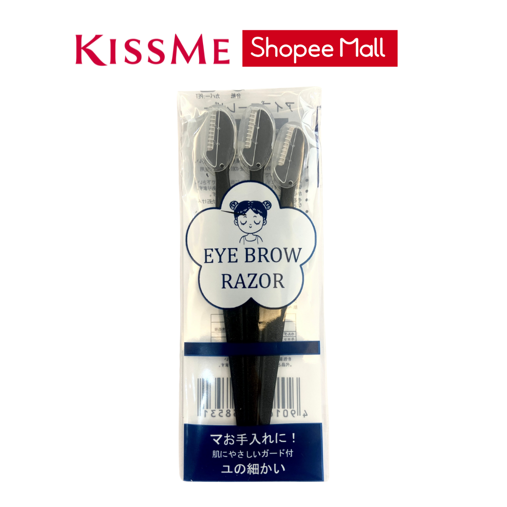 Mô tả Set 3 Dao Cạo Lông Mày Cán Dài Kai Eye Brow Razor -HC1161 - 1