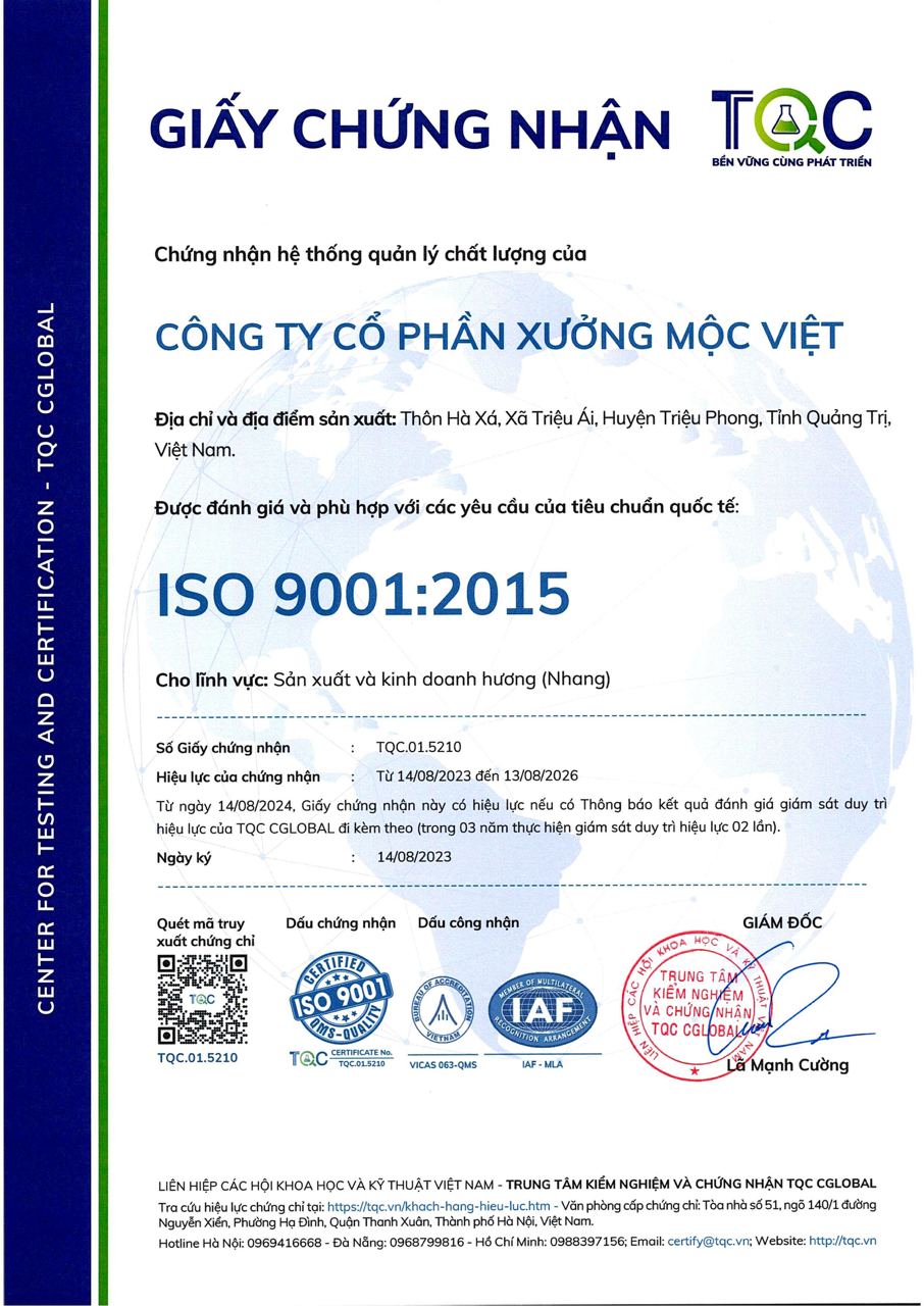 Mô tả Nhang vân mây trầm hương cao cấp hộp 46-48 vân chất lượng OCOP, ISO 9001 - Xưởng Mộc Việt - 4