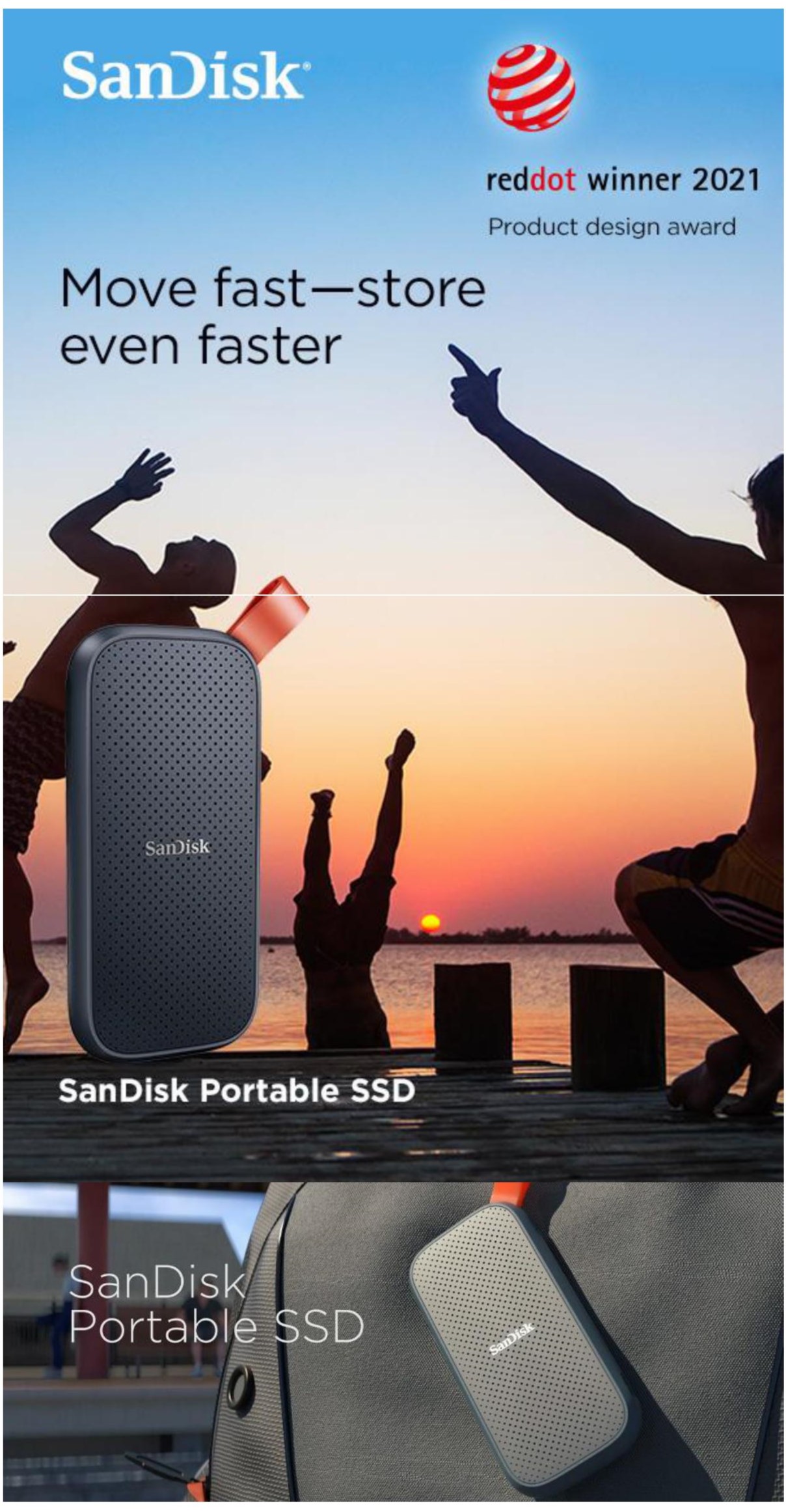Mô tả Ổ cứng di động SSD 1TB - 2TB Sandisk E30 800MB/s - 2
