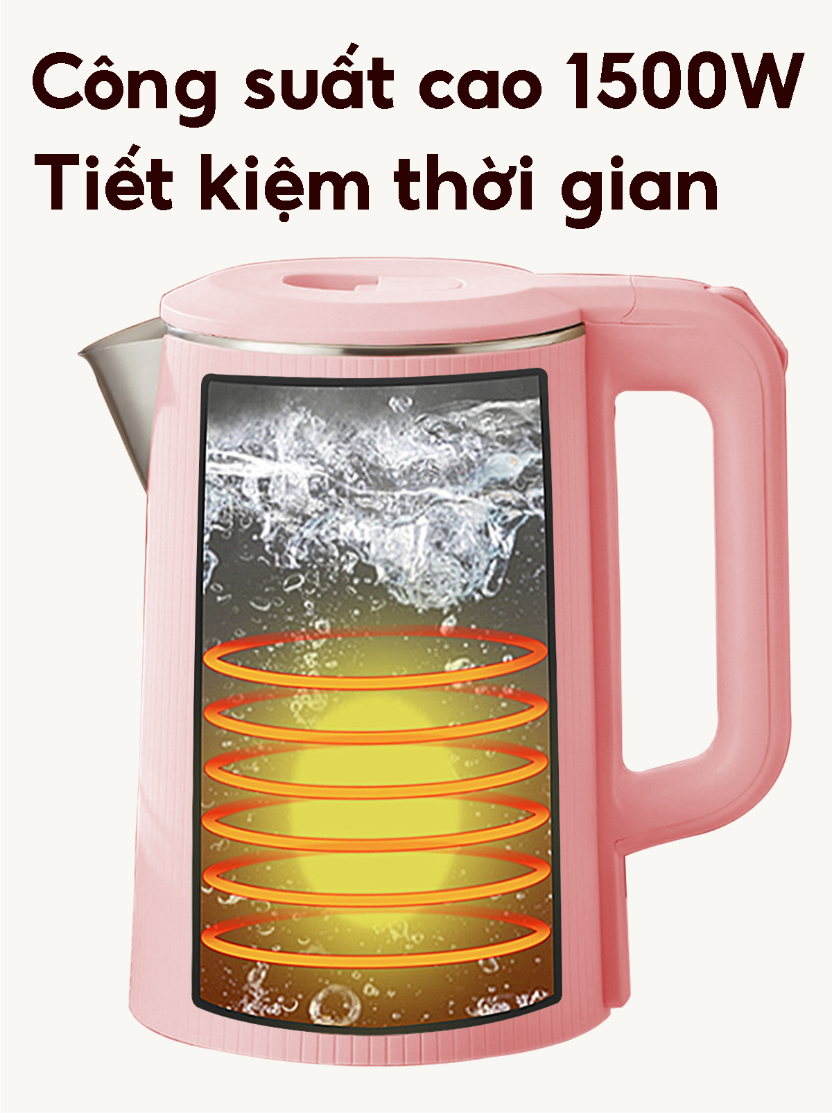 Ấm siêu tốc KIPOR chất lượng cao