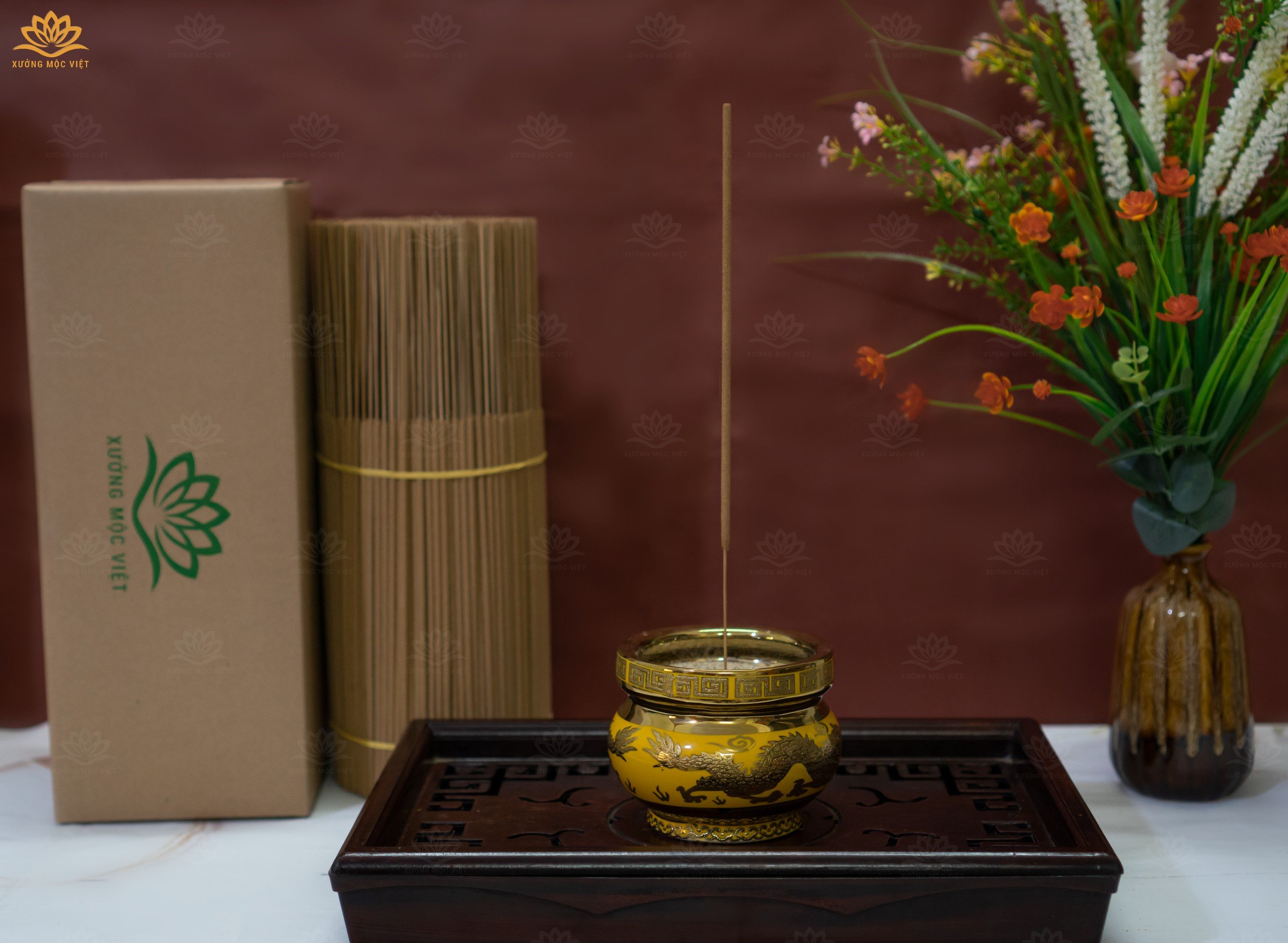 Quy trình sản xuất Nhang Trầm Hương
