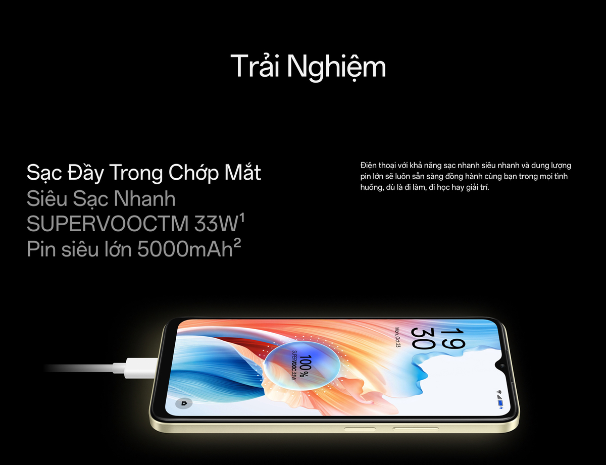Mô tả Điện Thoại OPPO A38 (6GB/128GB) | Màn hình lớn | Sạc 33W - Hàng chính hãng - 2