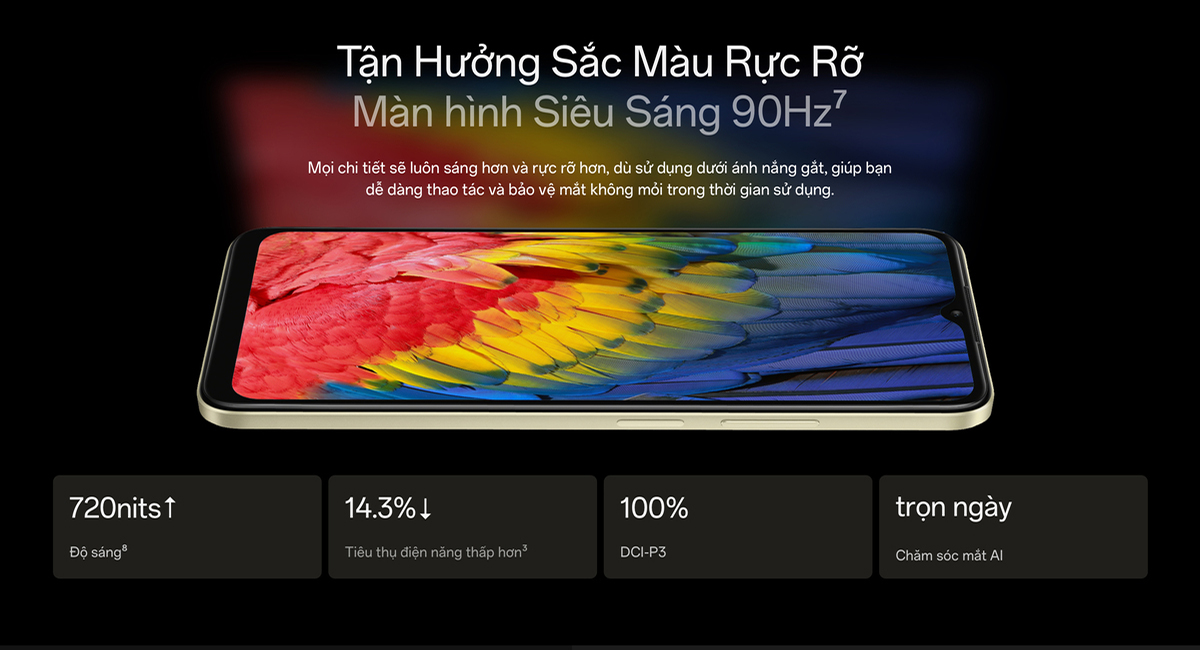 Mô tả Điện Thoại OPPO A38 (6GB/128GB) | Màn hình lớn | Sạc 33W - Hàng chính hãng - 4