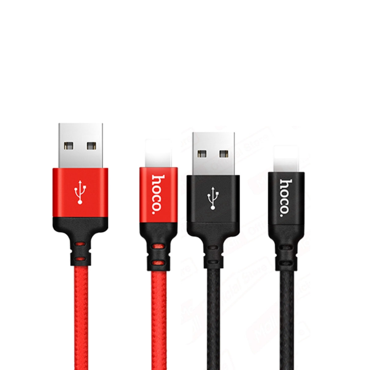 Mô tả Cáp sạc nhanh siêu bền PD10W Hoco X14 USB to IP dùng cho ip6/7/8/X/11/12/13/14 truyền dữ liệu,dài 1m/2m - 1