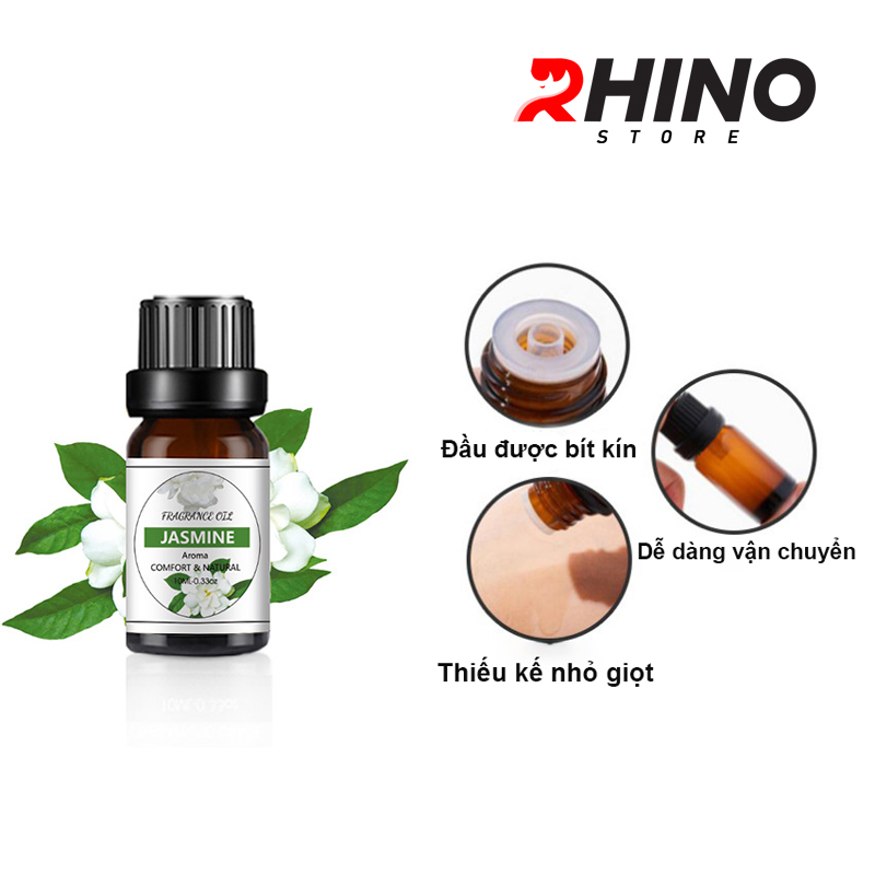 Mô tả Tinh dầu nguyên chất Rhino T201 10ml pha nước, treo xe kiểm định - 2