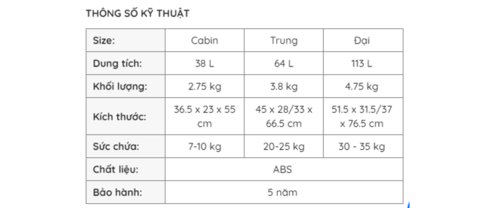 Mô tả Vali kéo Wenger IN-FLIGHT WENGER THỤY SĨ Size 20/ 24/ 28 inch - 1