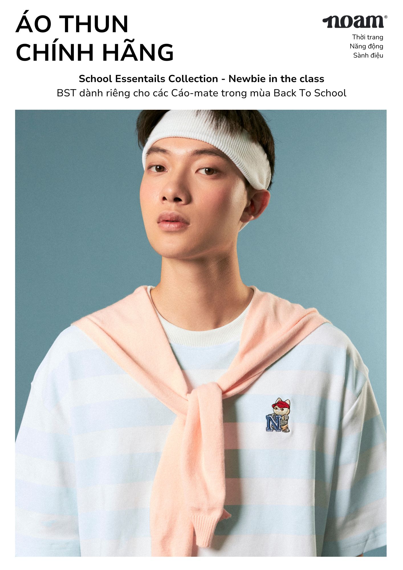 Mô tả Áo thun Form rộng NOAM Juicy N 100% Cotton 280GSM - Màu Xanh/ Tím/ Nâu - 1