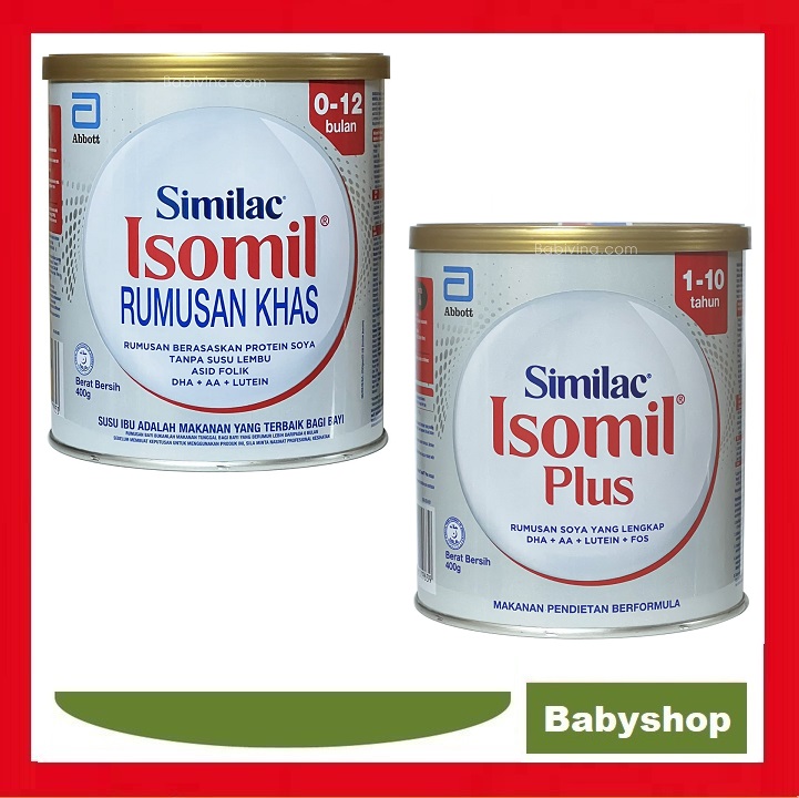 Sữa similac Isomil - Isomil Plus 400g dành cho trẻ dị ứng đạm [Date ...