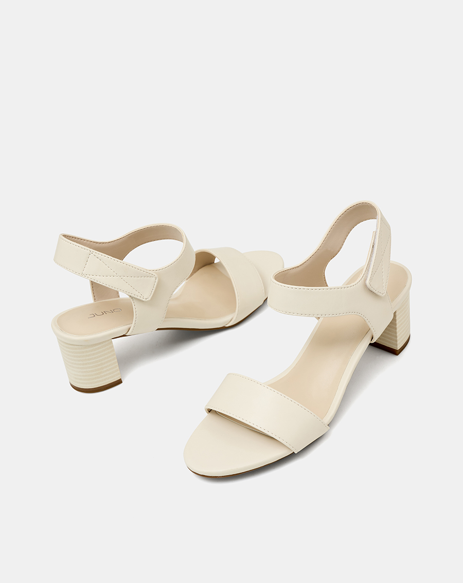 Mô tả Giày Sandal Nữ 5cm Thời Trang JUNO Gót Vuông Quai Ngang SD05003 - 1