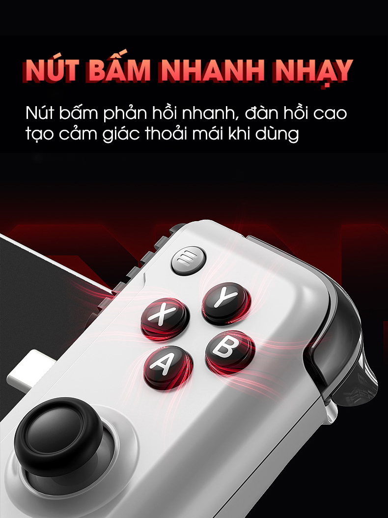 Tay cầm chơi game MEMO gamepad S2 hỗ trợ đa game macro combo liên quân ...