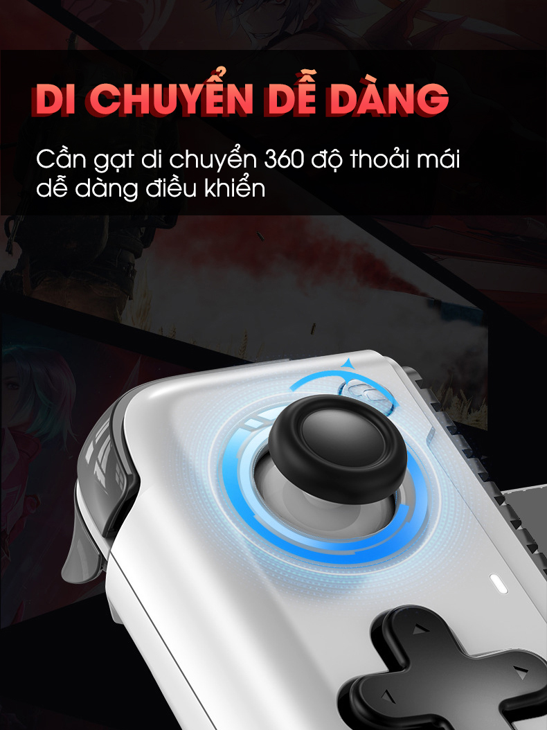 Tay cầm chơi game MEMO gamepad S2 hỗ trợ đa game macro combo liên quân ...