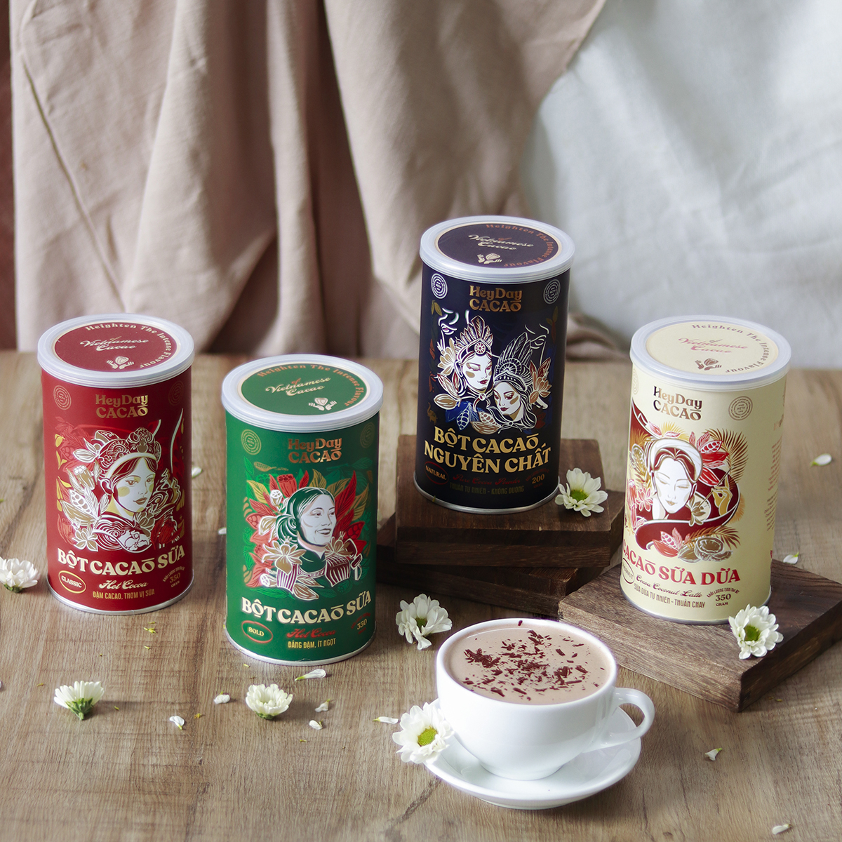 Mô tả Bộ sản phẩm cacao “Thật” - Natural, Bold, Classic, Sữa dừa - Heydaycacao - 5