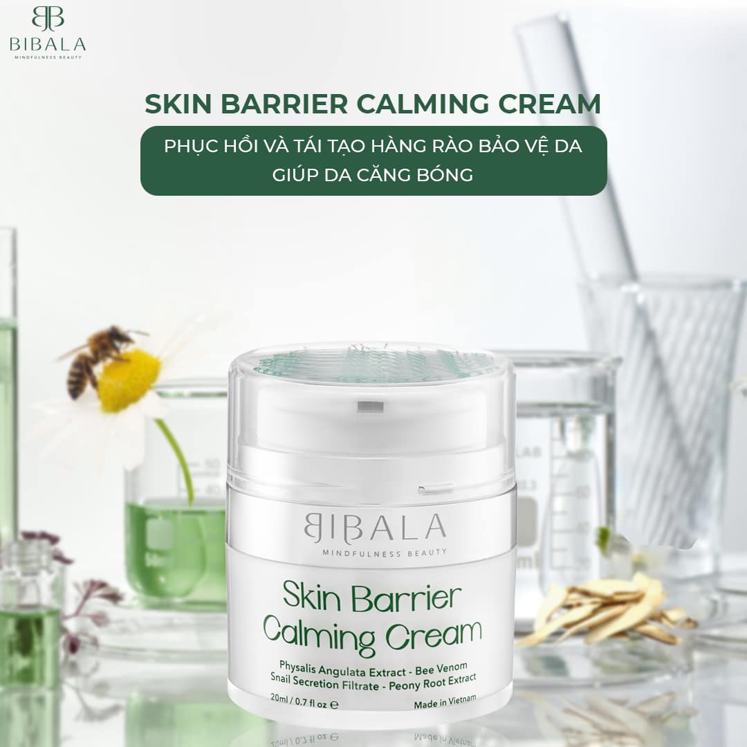 Mô tả Bộ đôi Kem dưỡng phục hồi  + GEL chấm mụn Tràm Trà 15ML BIBALA - 1