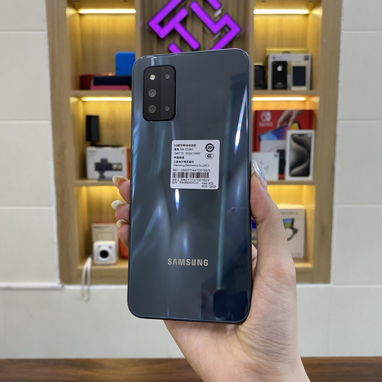 Điện thoại Samsung Galaxy F52 5G FULLBOX - Snapdragon 750 5G ram 8G 128G |  Shopee Việt Nam