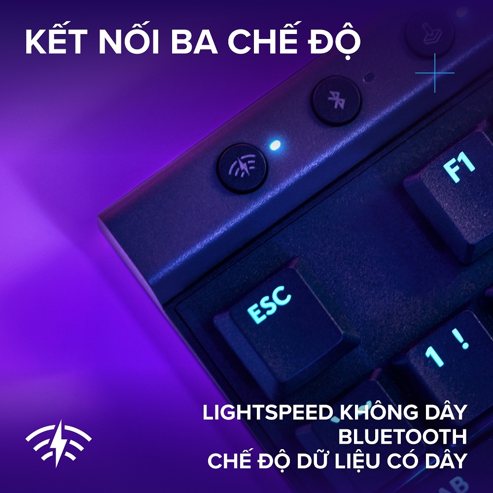 Bàn phím Gaming không dây Low profile Logitech G515 LIGHTSPEED TKL ...