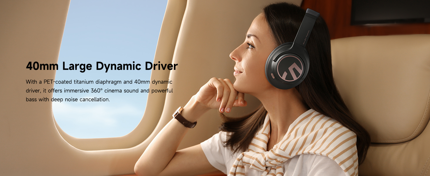 Tai Nghe Chụp Tai Bluetooth SoundPEATS Space