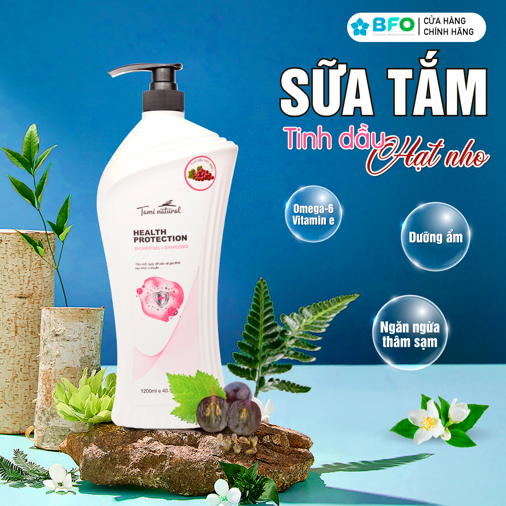Mô tả Sữa Tắm Kháng Khuẩn Dưỡng Ẩm Sáng Da Tami Health Protection 1200ml - 3