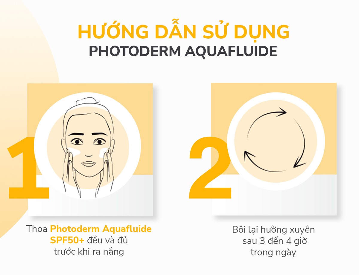 Mô tả Kem chống nắng giảm bóng nhờn cho mọi loại da Bioderma Photoderm Aquafluide SPF50+ 40ml [Không Màu] - 3