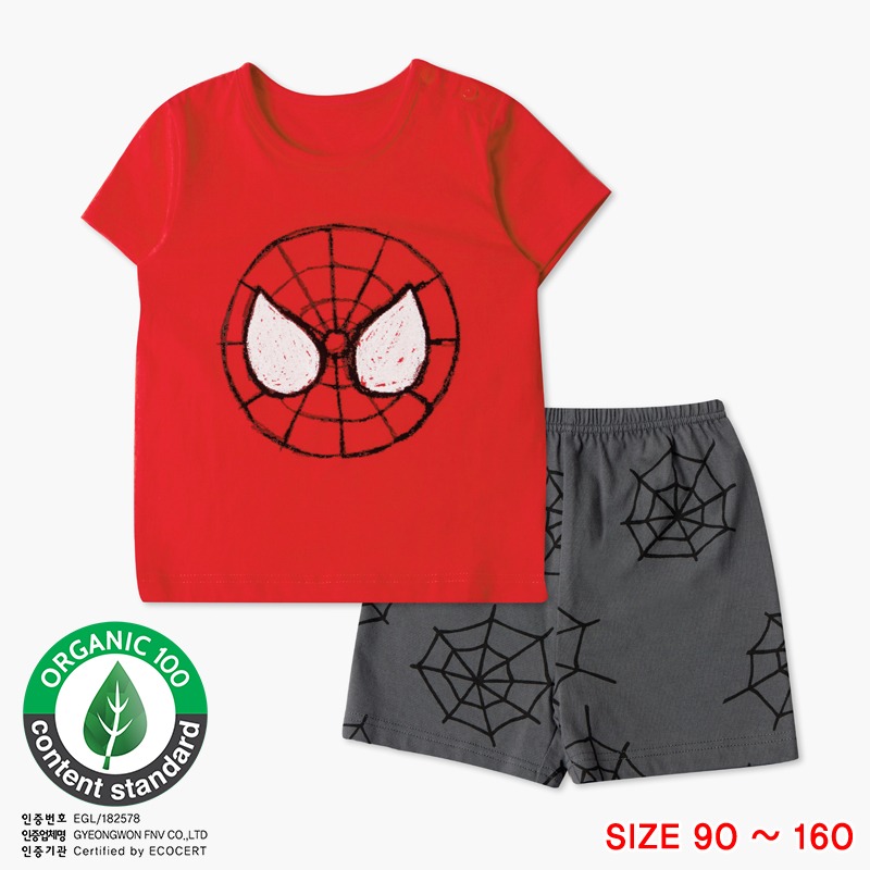 Mô tả Đồ bộ ngắn tay quần áo thun cotton mịn mặc nhà mùa hè cho bé trai Unifriend Hàn Quốc U3022 - 1