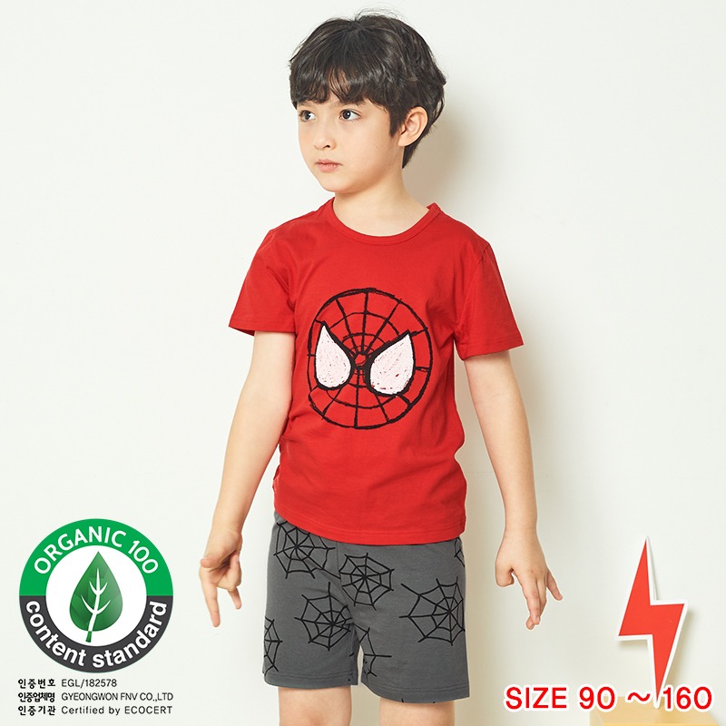 Mô tả Đồ bộ ngắn tay quần áo thun cotton mịn mặc nhà mùa hè cho bé trai Unifriend Hàn Quốc U3022 - 2