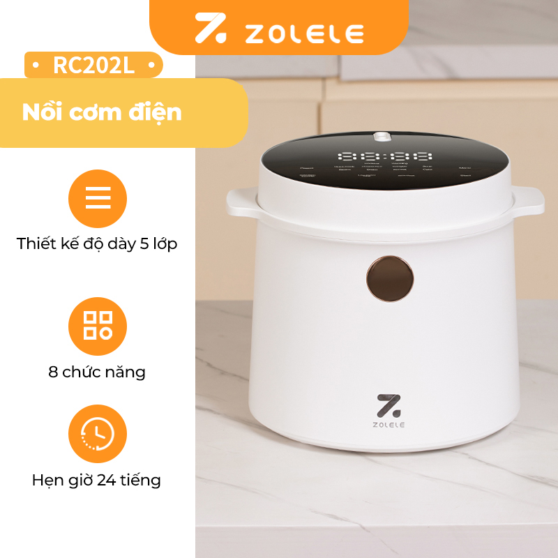 Mô tả Nồi cơm điện mini ZOLELE ZB001 1.2L (Lòng nồi 800ml) - Chính hãng - 8