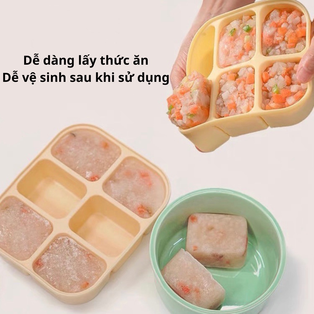Mô tả Khay Silicone Trữ Đông Đồ Ăn Dặm KidsWorld Mommy Hộp Trữ Thức Ăn Cho Bé, Hộp Đựng Thực Phẩm - 4