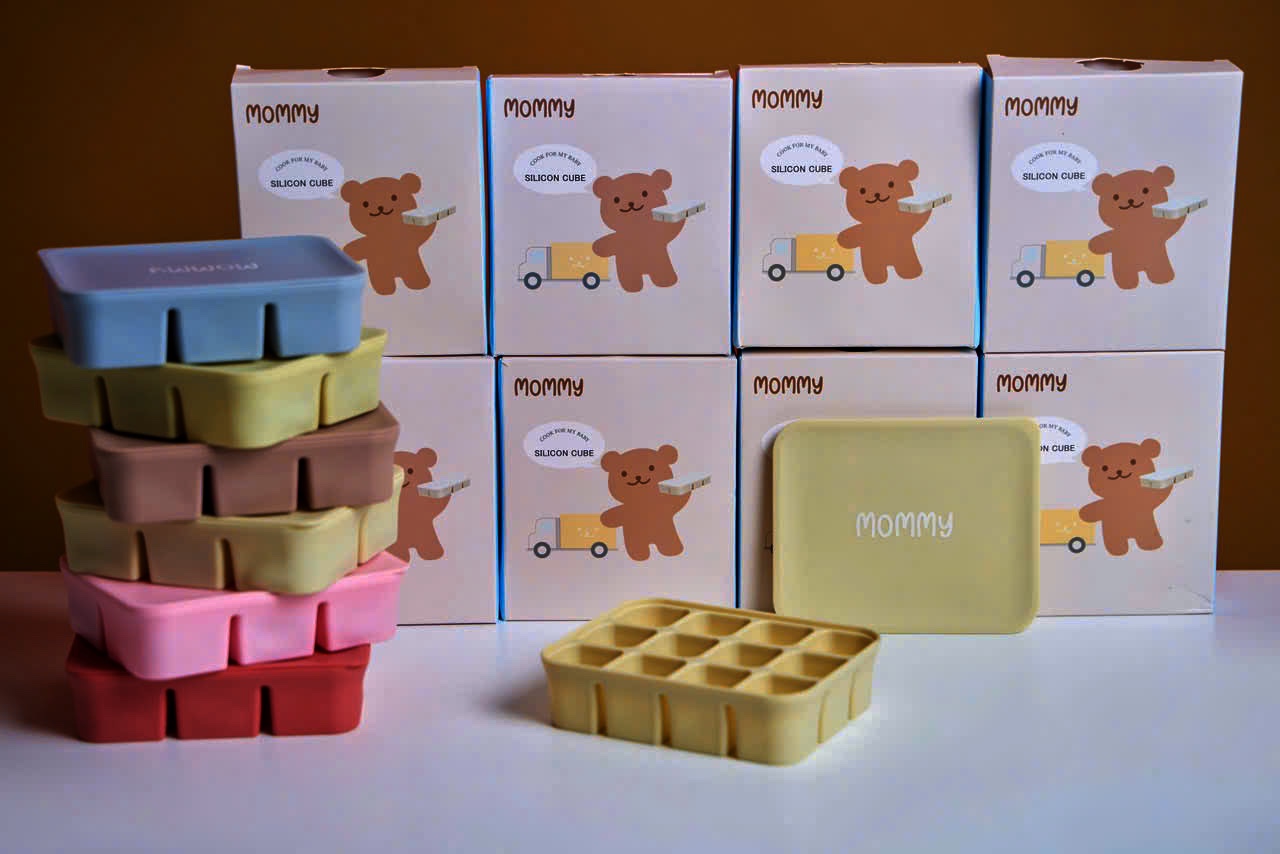 Mô tả Khay Silicone Trữ Đông Đồ Ăn Dặm KidsWorld Mommy Hộp Trữ Thức Ăn Cho Bé, Hộp Đựng Thực Phẩm - 6