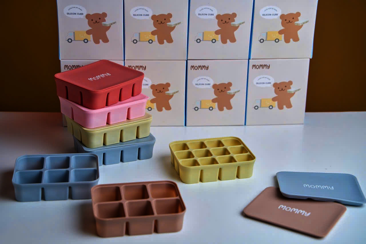 Mô tả Khay Silicone Trữ Đông Đồ Ăn Dặm KidsWorld Mommy Hộp Trữ Thức Ăn Cho Bé, Hộp Đựng Thực Phẩm - 5