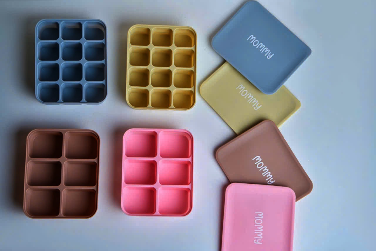 Mô tả Khay Silicone Trữ Đông Đồ Ăn Dặm KidsWorld Mommy Hộp Trữ Thức Ăn Cho Bé, Hộp Đựng Thực Phẩm - 7