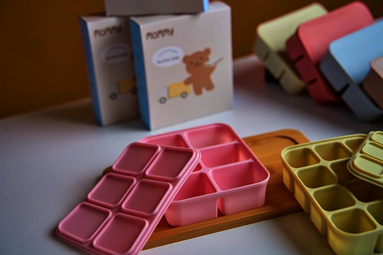 Mô tả Khay Silicone Trữ Đông Đồ Ăn Dặm KidsWorld Mommy Hộp Trữ Thức Ăn Cho Bé, Hộp Đựng Thực Phẩm - 11