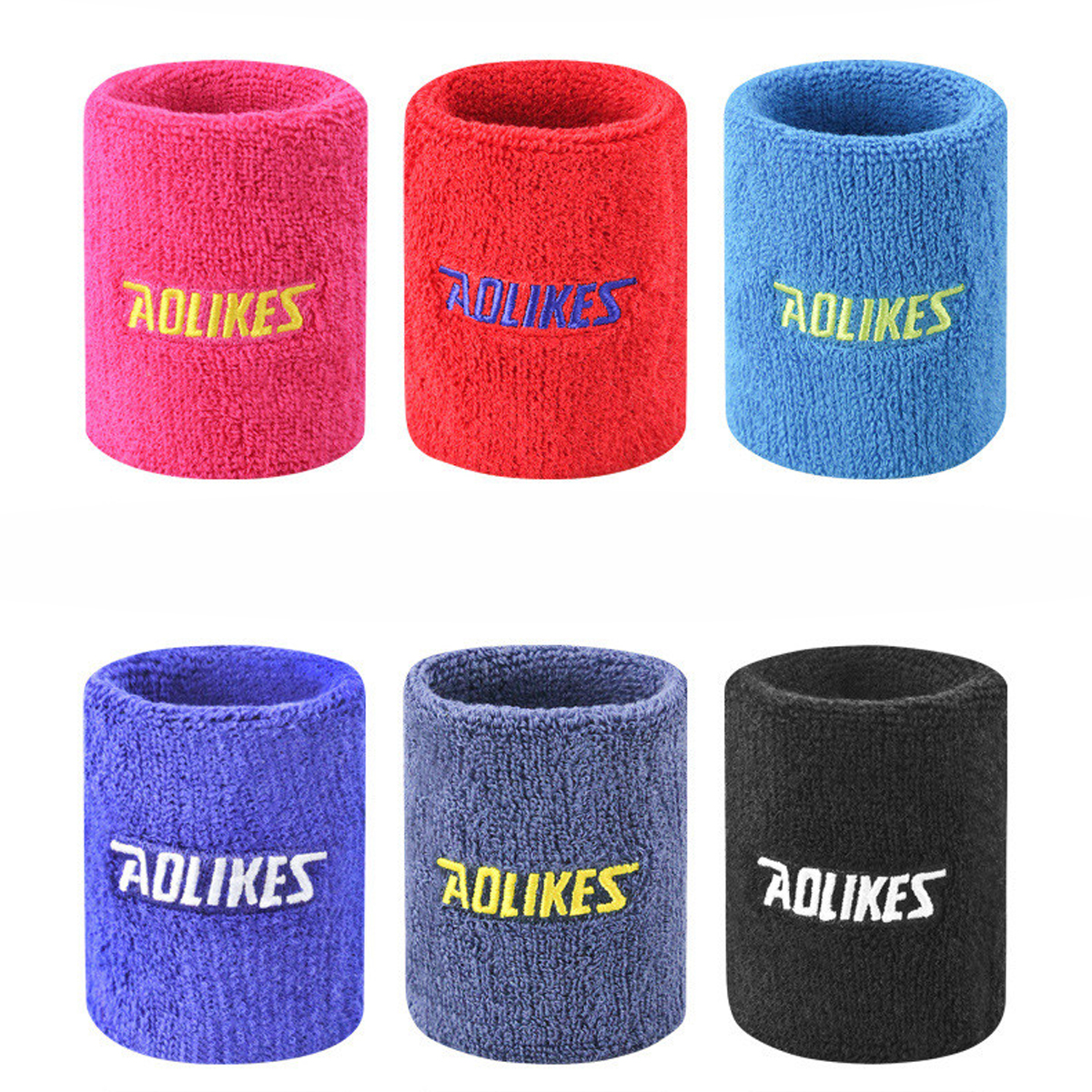 Mô tả Băng Đô Đeo Cổ Tay Chặn Mồ Hôi Thể Thao 8cm Chuyên Tập Tennis Tập Cầu Lông Bóng Đá Bóng Bàn AL0235 Chính Hãng Aolikes - 3