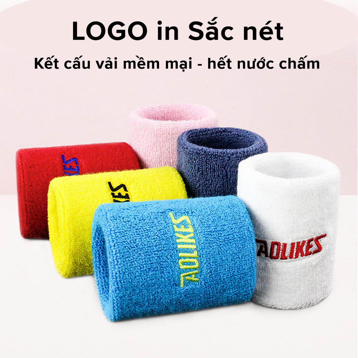 Mô tả Băng Đô Đeo Cổ Tay Chặn Mồ Hôi Thể Thao 8cm Chuyên Tập Tennis Tập Cầu Lông Bóng Đá Bóng Bàn AL0235 Chính Hãng Aolikes - 5