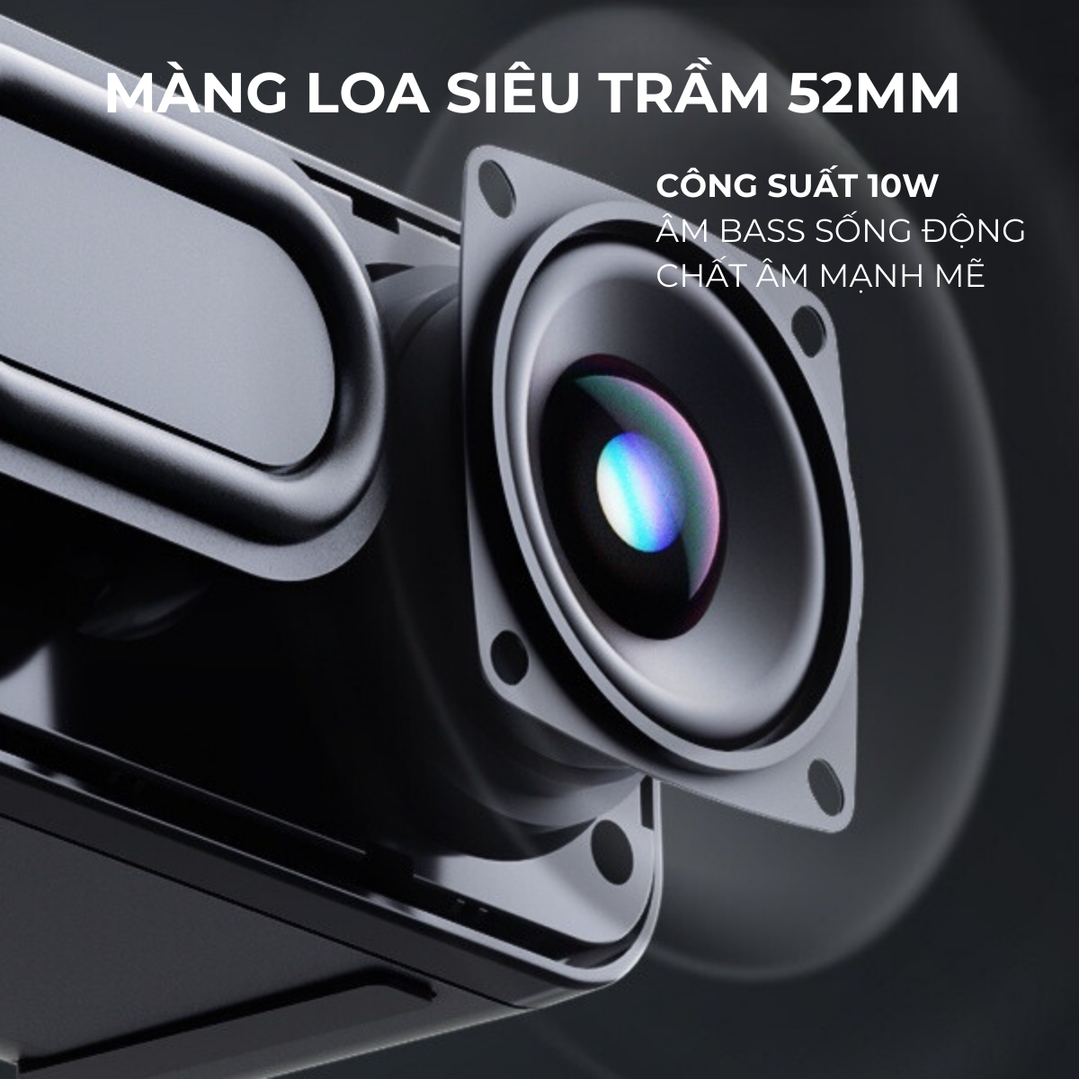 Mô tả Loa Bluetooth 5.0 VIVAN RB580 / RB520 Công Suất 10W Pin 1200mAh Bass Trầm Mạnh Mẽ - Hỗ Trợ Kết Nối USB/ AUX/ Thẻ Nhớ - 7
