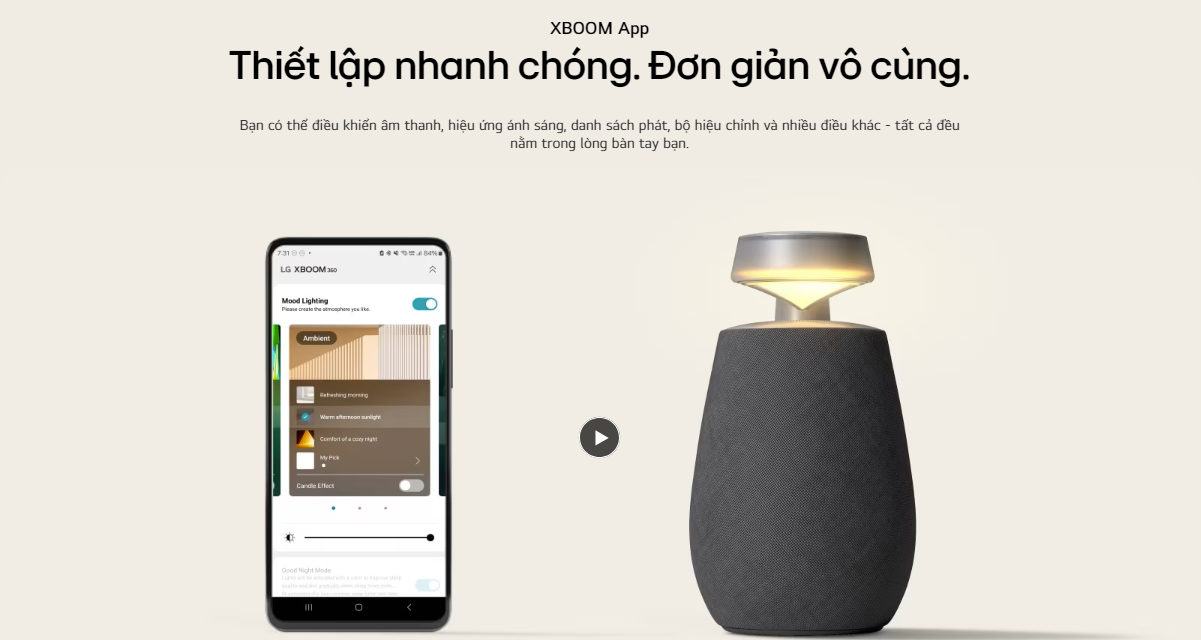 Mô tả Loa Bluetooth LG XBOOM 360 XO2TBK - Hàng chính hãng - 8
