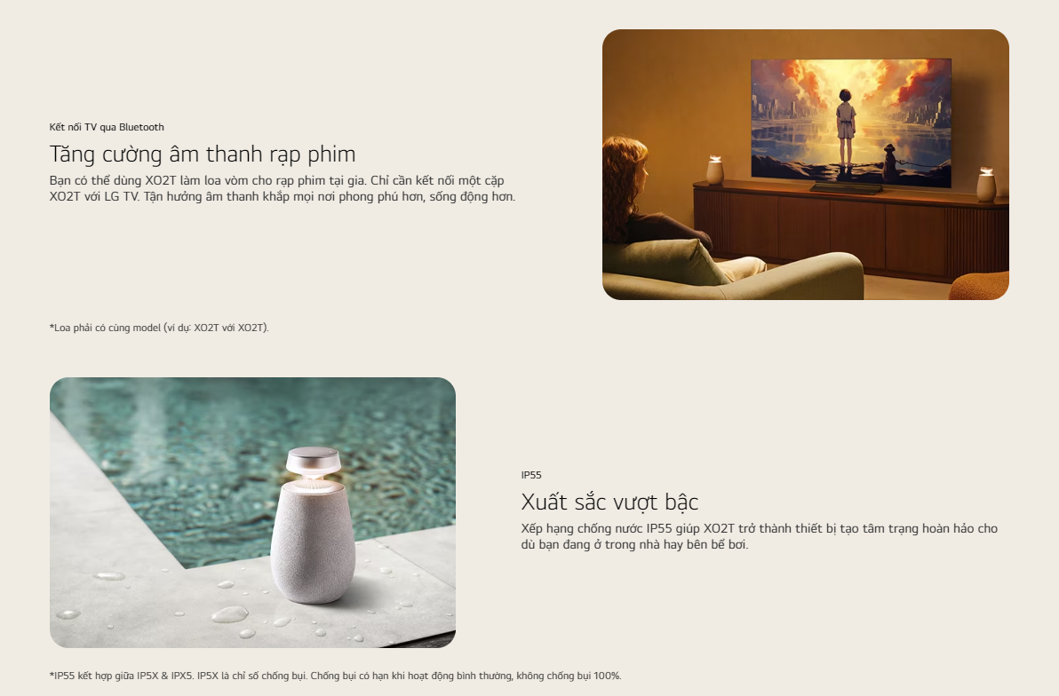 Mô tả Loa Bluetooth LG XBOOM 360 XO2TBK - Hàng chính hãng - 9