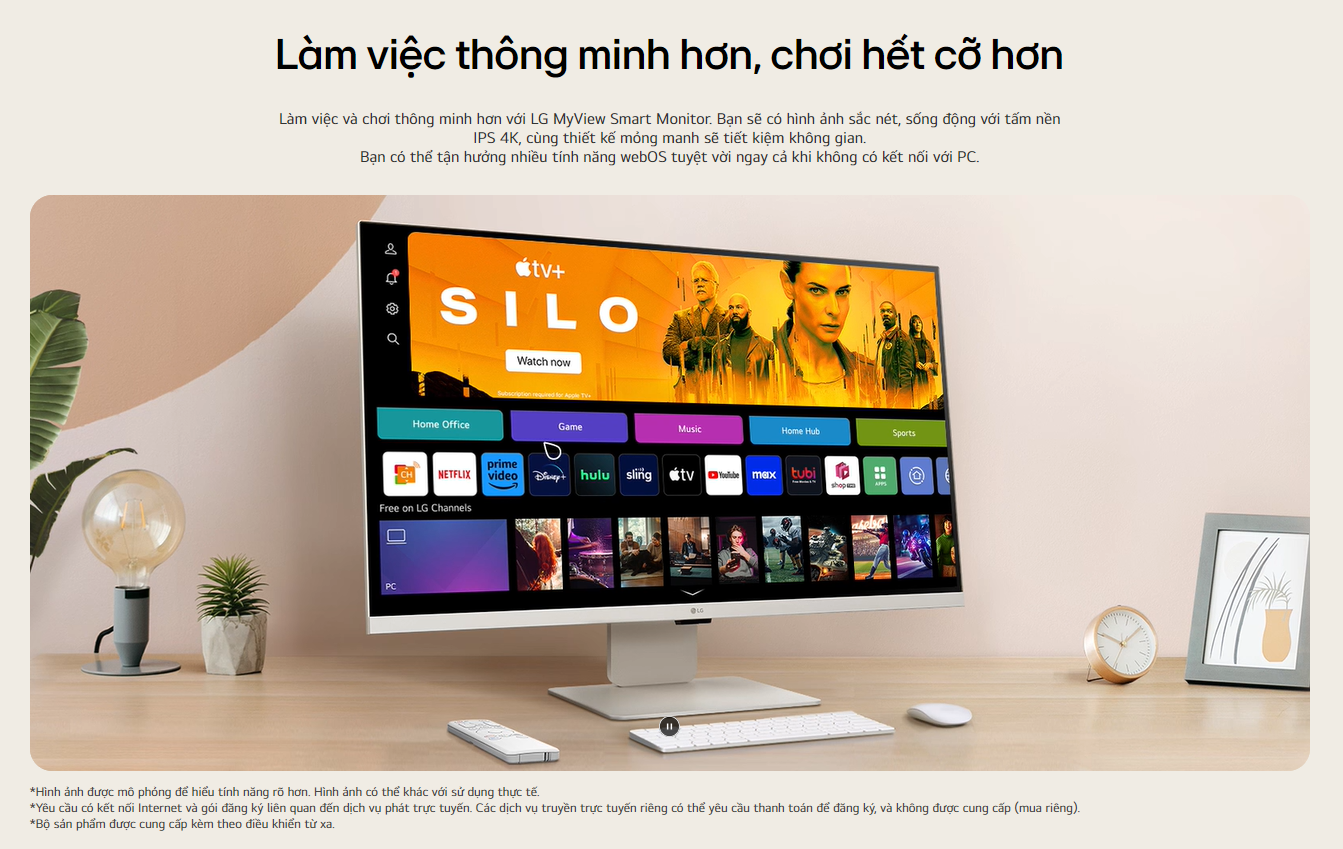 Mô tả Màn hình thông minh LG MyView 25SR50F-W (24.5 inch - IPS - FHD - 8ms - webOS) - Hàng chính hãng - 6
